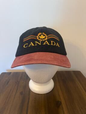 Vintage Canada Adjustable Hat with Suede Brim